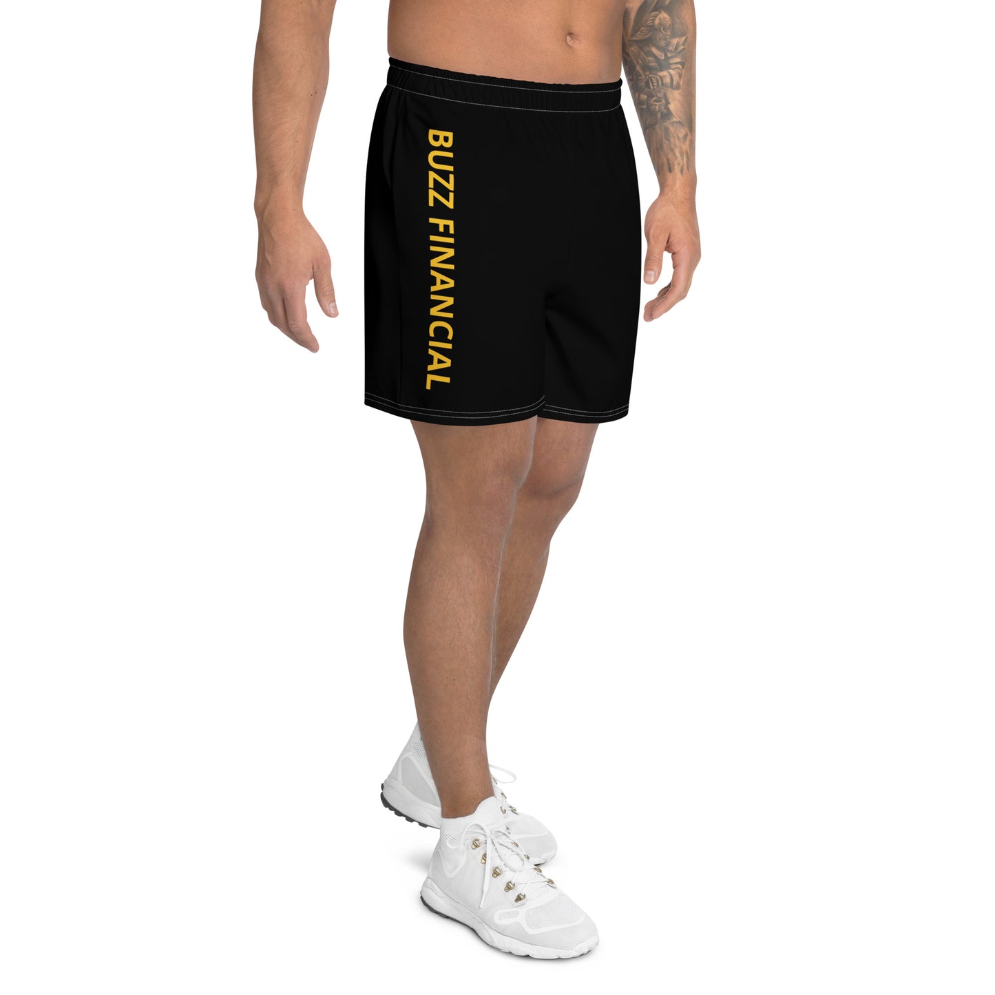 Buzz Financial Black Gym Shorts (Long)