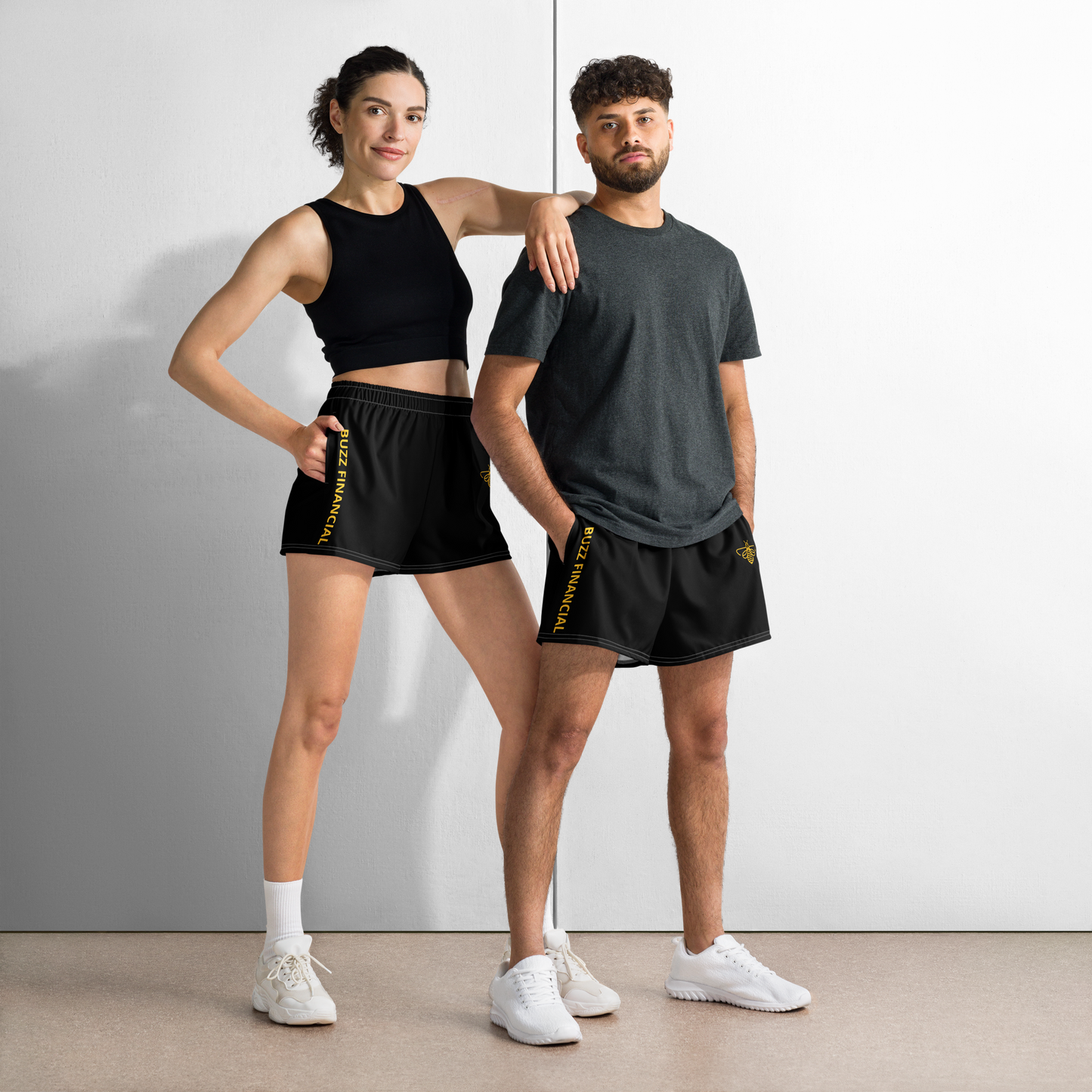 Buzz Financial Black Gym Shorts