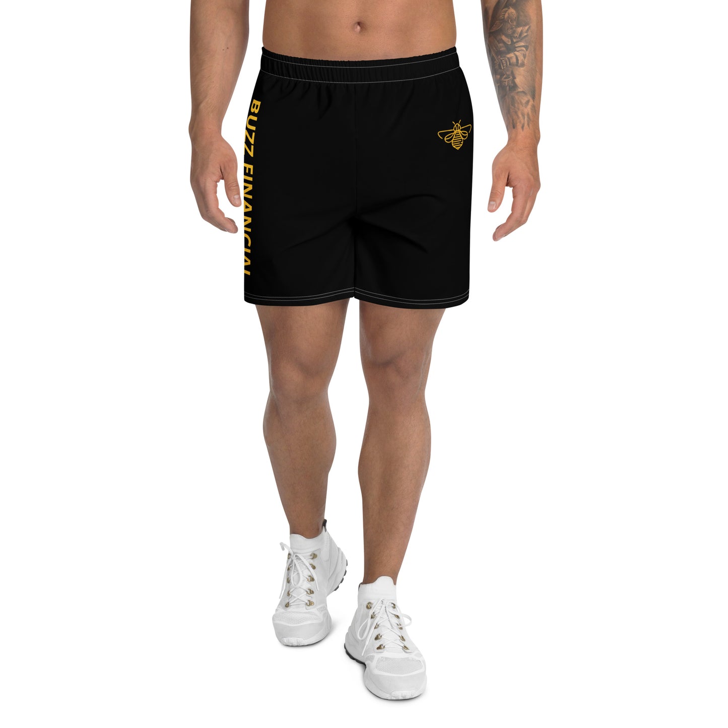 Buzz Financial Black Gym Shorts (Long)