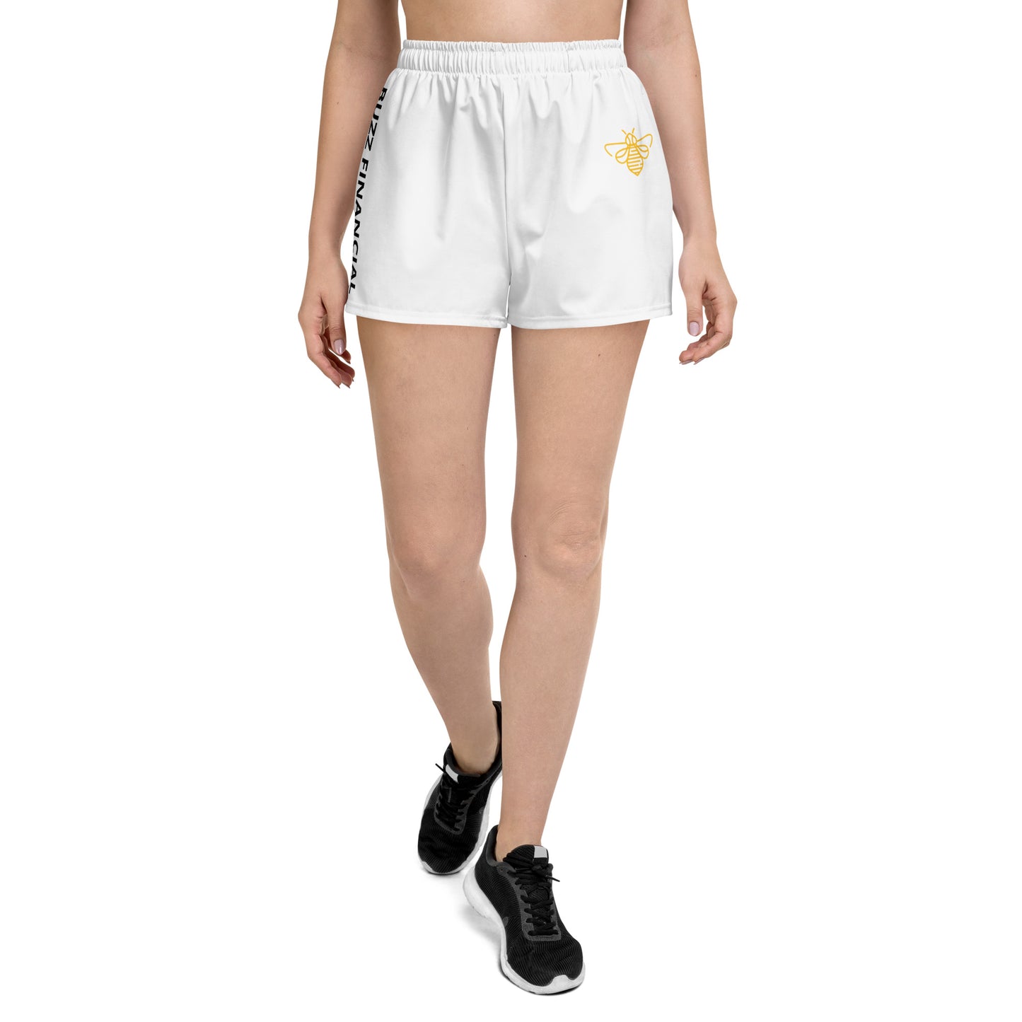 Buzz Financial White Gym Shorts